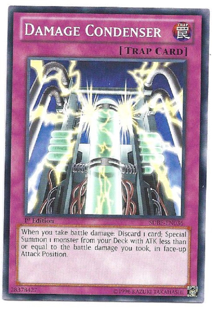 Yu-Gi-Oh! - Damage Condenser (SDBE-EN036) - Structure Deck: Saga of Blue-Eyes White Dragon - 1st Edition - Common