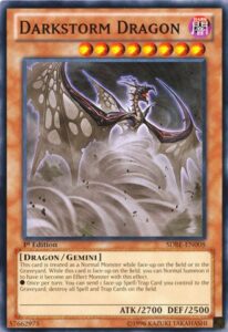 yu-gi-oh! - darkstorm dragon (sdbe-en008) - structure deck: saga of blue-eyes white dragon - unlimited edition - common