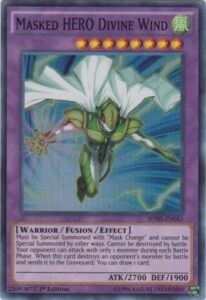 yu-gi-oh! - masked hero divine wind (sdhs-en043) - structure deck: hero strike - 1st edition - super rare