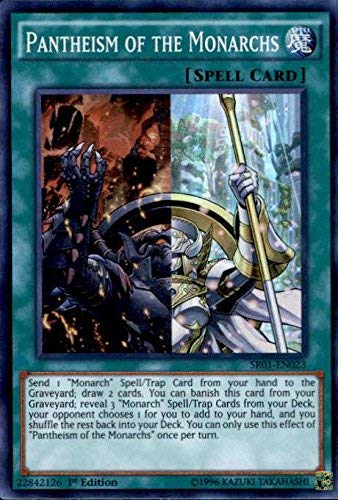 Yu-Gi-Oh! - Pantheism of The Monarchs (SR01-EN023) - Structure Deck: Emperor of Darkness - Edition - Super Rare