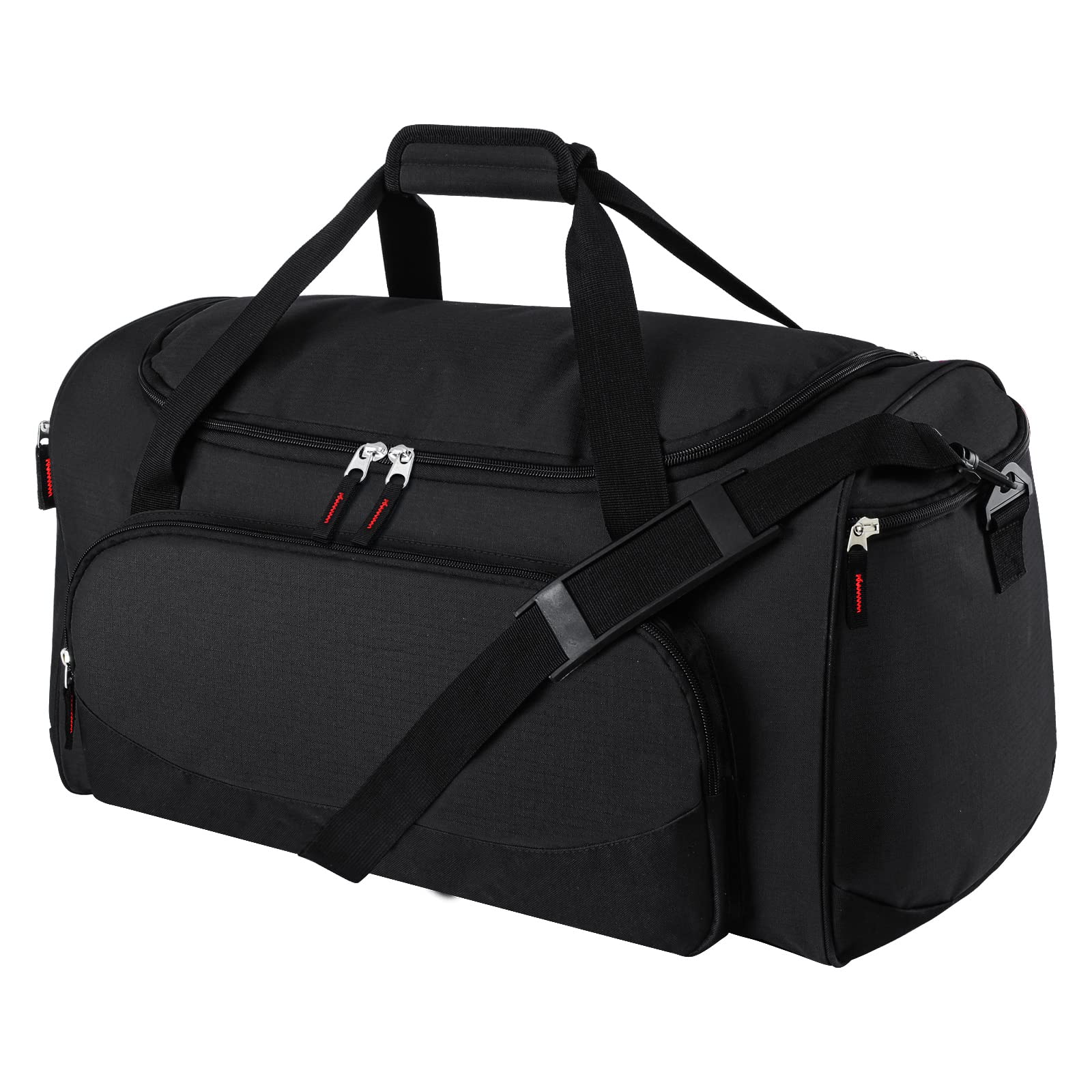 55L Sports Duffle Bags Large Gym Duffel Bag Workout Bag for Men - Black