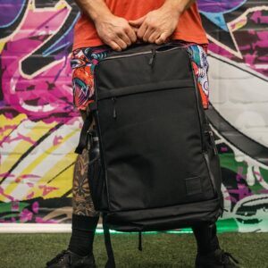 Serious Steel Fitness Gym Bag | 1000D Nylon Duffel Bag | Heavy Duty (Black - Big Bud)