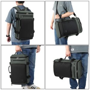 Gym Duffle Bag Backpack 4-Way Waterproof with Shoes Compartment for travel Sport Hiking laptop