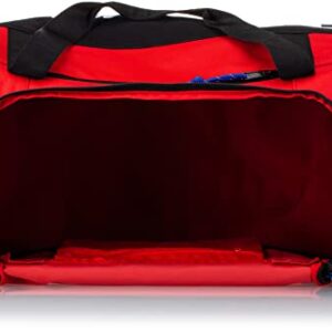 Champion unisex adult Velocity Duffel Bag, Red, One Size US