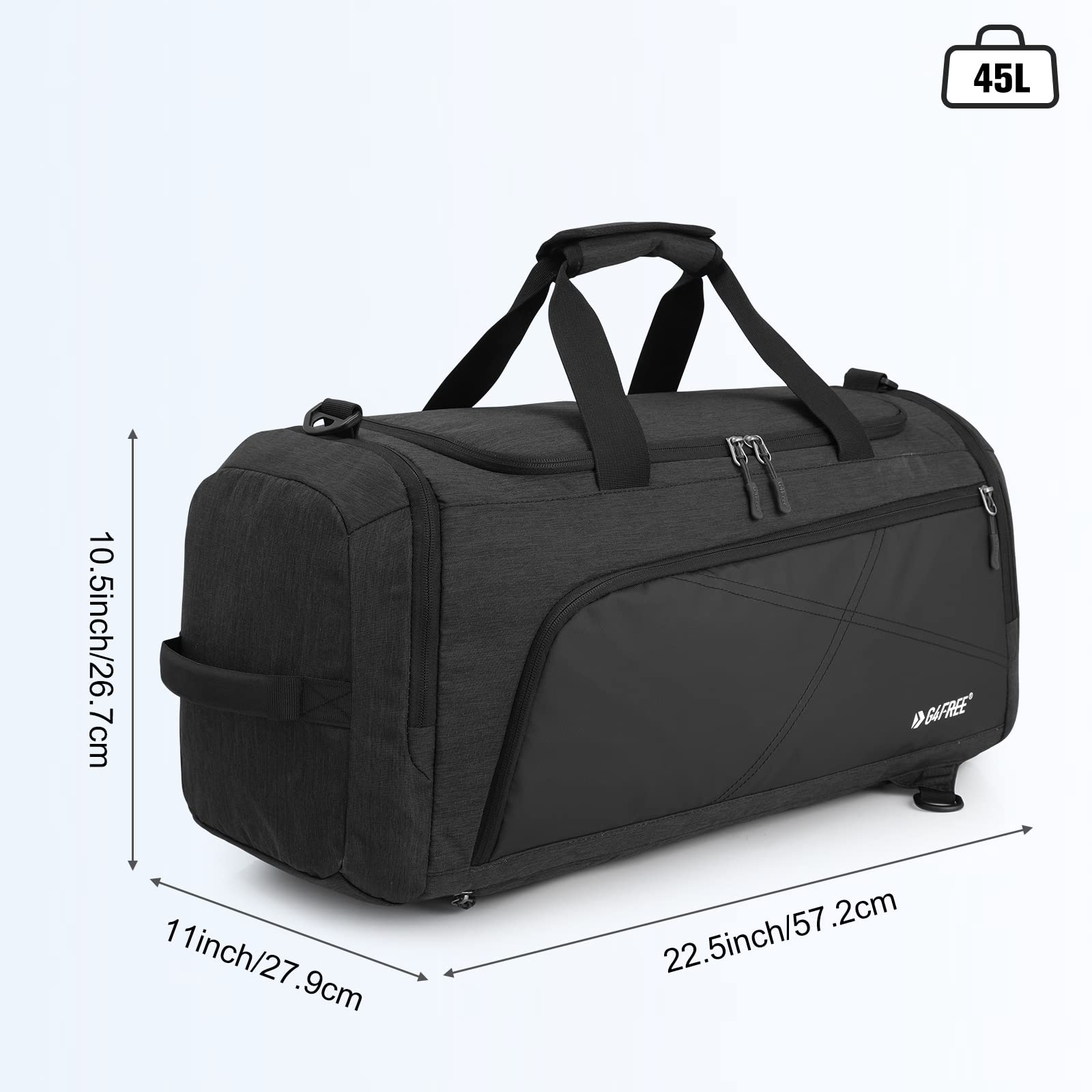 G4Free casual, Dark Grey, 45L