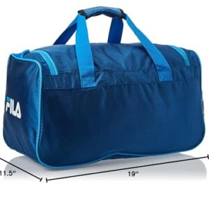 Fila Drone Sm Travel Gym Sport Duffel Bag, Navy/Blue, One Size