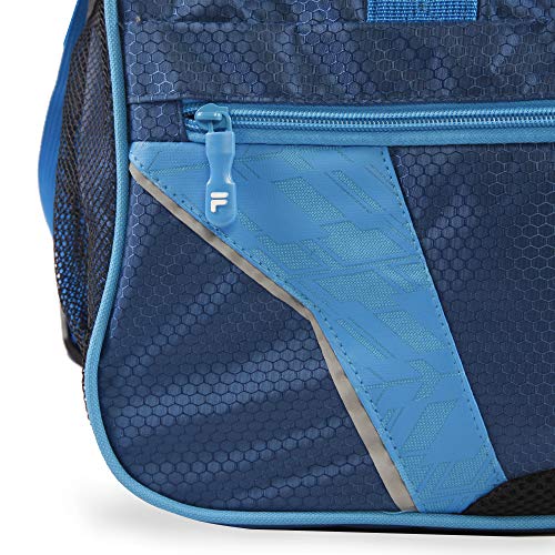 Fila Drone Sm Travel Gym Sport Duffel Bag, Navy/Blue, One Size