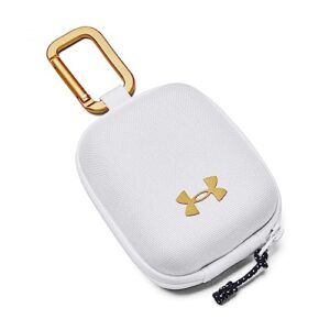 under armour unisex-adult micro essentials container, (100) white/white/metallic gold, one size fits most
