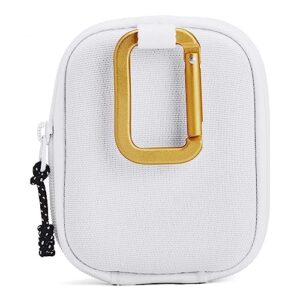 Under Armour Unisex-Adult Micro Essentials Container, (100) White/White/Metallic Gold, One Size Fits Most