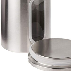 Fox Run 6103 Canister Set, Stainless Steel, 3-Piece Metallic, 5.75 x 6 x 8.5 inches