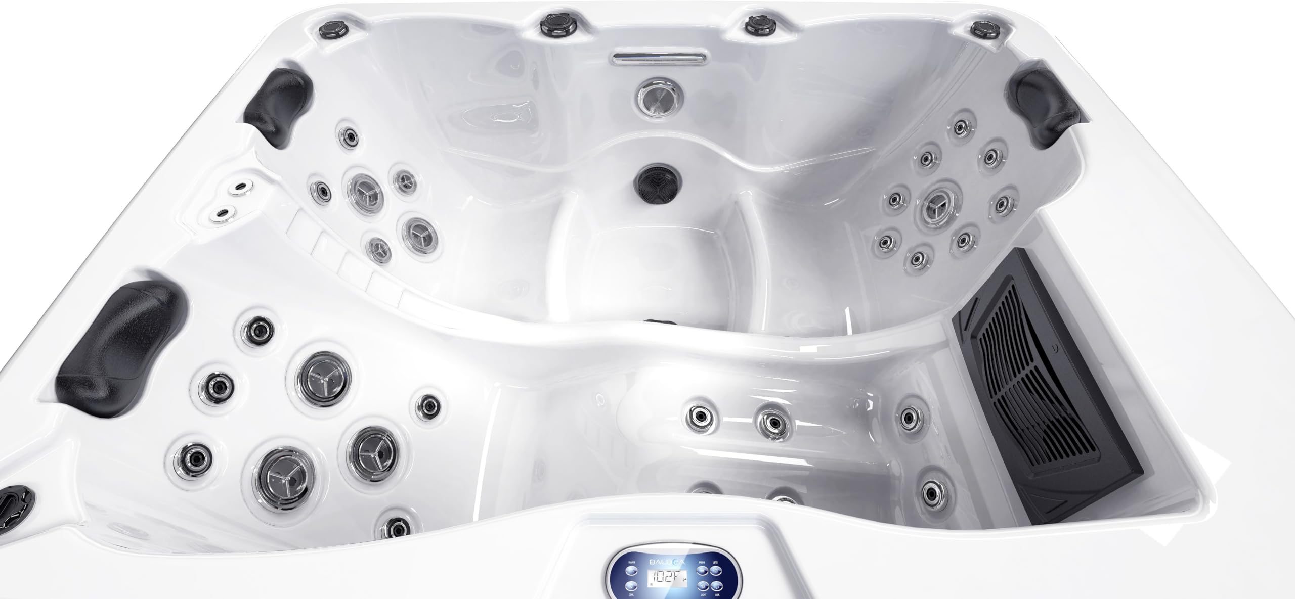 Oak Hill 3-Person 47-Jet Hot Tub with Lounge