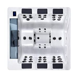 Comfort Hot Tubs - 6 Person Luxury Outdoor Portable Spa - 44 Jets - above Ground Hot Tub