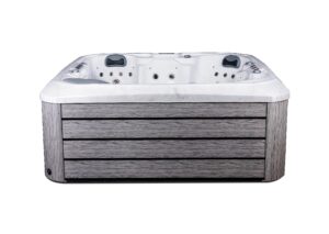 comfort hot tubs - hot tub spa - seats 5-6 people - 51 jets – roll cover, water fountains, ozonator, led lights, headrests, and more