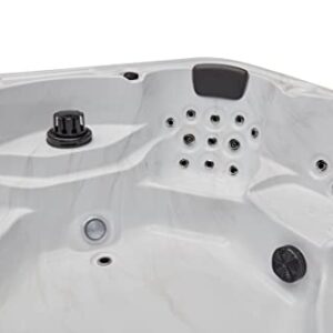 Luxury Spas Versalles 7 Person Hot Tub in Cloud Gray with Bluetooth