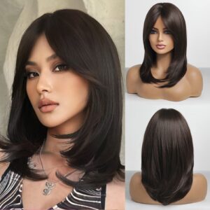 haircube layered wigs for women synthetic wig