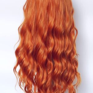 Long Ginger Wigs ginger red wig braids wigs long red curly Wigs Synthetic Heat Resistant fiber Halloween costume Wig for women