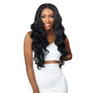 BUTTA LACE Sensationnel Human Hair Blend - Curly Body 26" (1B)