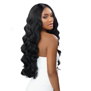 BUTTA LACE Sensationnel Human Hair Blend - Curly Body 26" (1B)