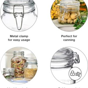 BORMIOLI ROCCO Square Fido Jar 0.75 Liter, 1 EA