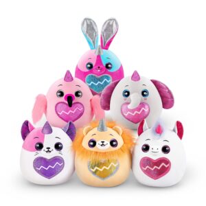 Rainbocorns Eggzania Surprise Mania Series 1 (Kitten) by ZURU, Collectible Plush Stuffed Animal, 5 Mini Eggs, Stickers, DIY Jewelry, Slime, Ages 3+ for Girls, Children