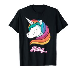 adley merch unicorn design t-shirt