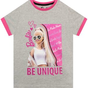 Barbie Shirts for Girls | Official Merch | Inspirational Girl Tshirt Grey 10