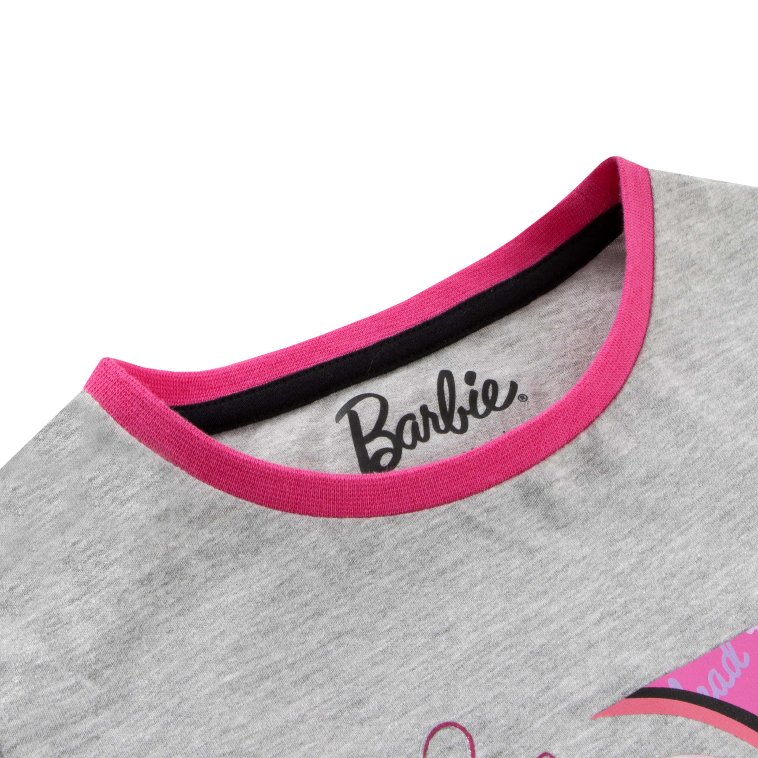 Barbie Shirts for Girls | Official Merch | Inspirational Girl Tshirt Grey 10