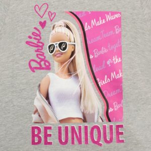 Barbie Shirts for Girls | Official Merch | Inspirational Girl Tshirt Grey 10