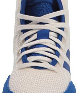 adidas Boy's Tech Fall 2.0 Wrestling Shoe, White/Royal Blue/Gum, 1.5 Little Kid