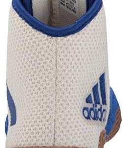 adidas Boy's Tech Fall 2.0 Wrestling Shoe, White/Royal Blue/Gum, 1.5 Little Kid