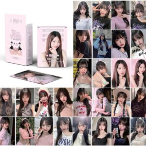 PYAJUU JangWonyoung Laser Photo Cards 50pcs IVE Jang Wonyoung Laser Photocard KPOP IVE Wonyoung LOMO Cards WONYOUNG post cards Gift for Fans