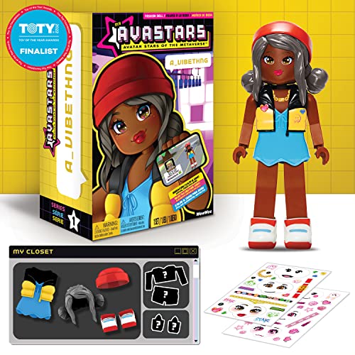 My Avastars A_VibeThng – 11" Fashion Doll with Extra Outfit – Personalize 100+ Looks