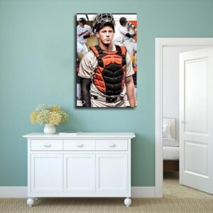 Adley Rutschman Baseball Playe54 Canvas Poster Bedroom Decor Sports Landscape Office Room Decor Gift Frame:24x36inch(60x90cm)