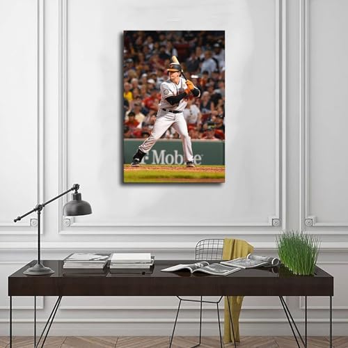 SELcoa Adley Rutschman Baseball Playe57 Canvas Poster Wall Art Decor Print Picture Paintings for Living Room Bedroom Decoration Unframe:16x24inch(40x60cm)