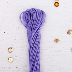 12 Skeins ThreadArt Premium Egyptian Long Fiber Cotton Embroidery Floss | Lavender | 6 Strand Divisible Thread 8.75yds Each For Hand Embroidery, Friendship Bracelets, Cross stitch and Crafts