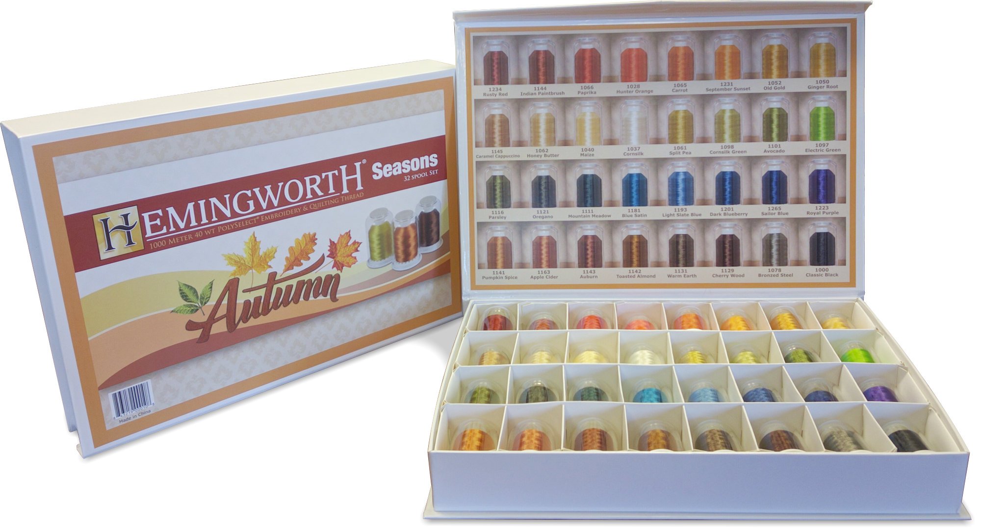 Autumn Hemingworth Seasons 32 Spool Set Embroidery Thread