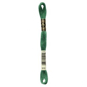 dmc thread 6-strand embroidery cotton 8.7 yards dark emerald green 117-910 (12-pack)