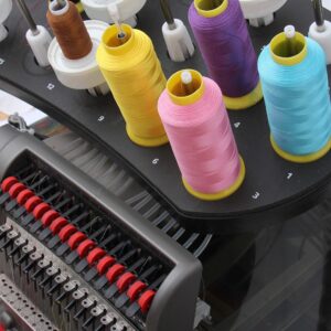 Threadart Large 5000m Cones Polyester Machine Embroidery Thread | Huge 5000M (5500 Yard) Cones 40wt | For Brother Janome Bernina Embroidery & Sewing Machines | No. 394 - Dk Maroon