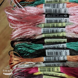 LMD Oneroom 100 Pieces Silk Embroidery/Silk Cross Stitch Thread/Common Color Silk Thread/s Hand Embroidery Embroider