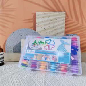 Athena's Elements Friendship Bracelet String Kit - 276pcs Embroidery Thread and Accessories - Colors are Labeled with Std Embroidery Codes - Perfect Thread for Cross Stitch, Hand Embroidery