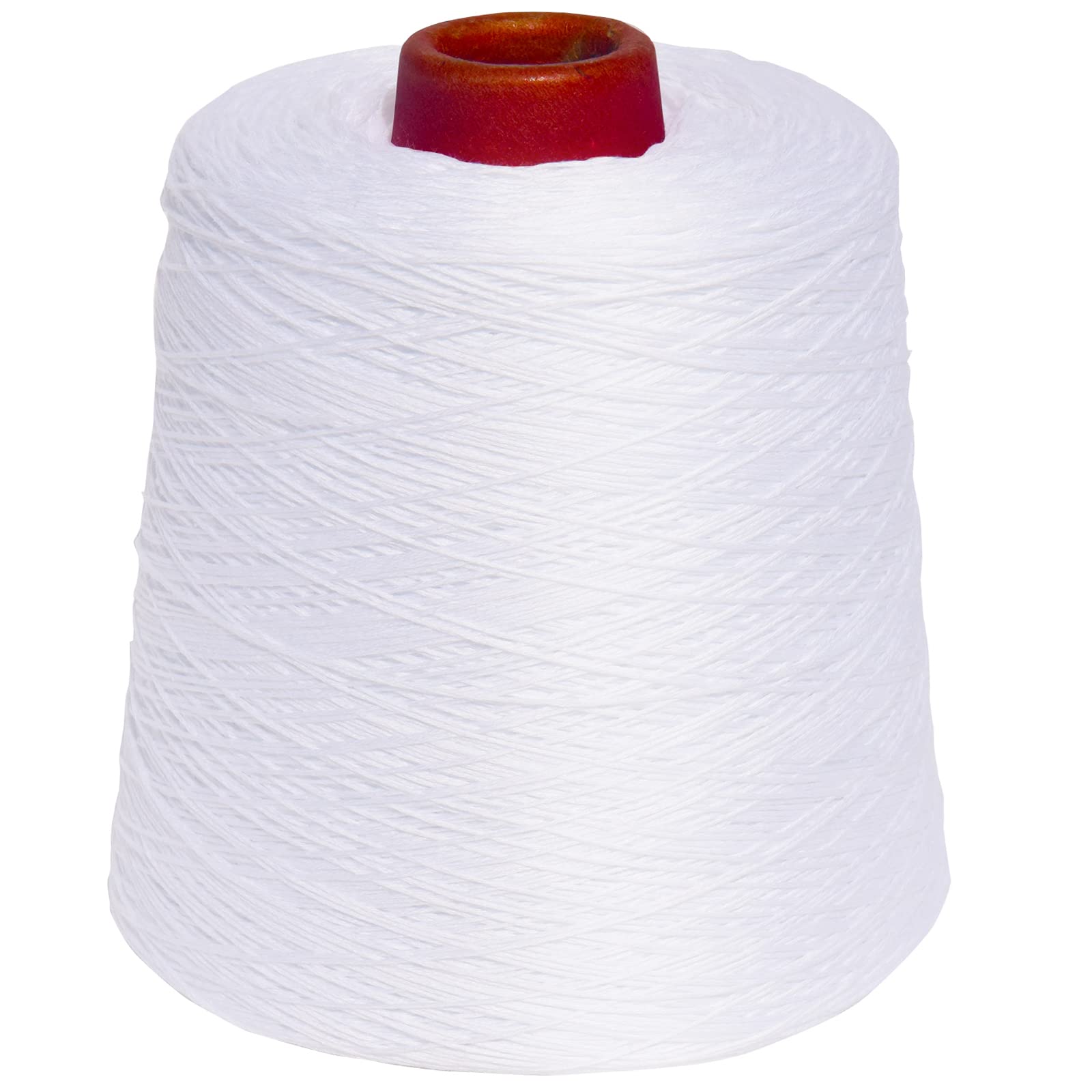 LE PAON 500gram cone Embroidery Floss - Cross Stitch Threads - Friendship Bracelets Floss - Crafts Floss .B5200 white