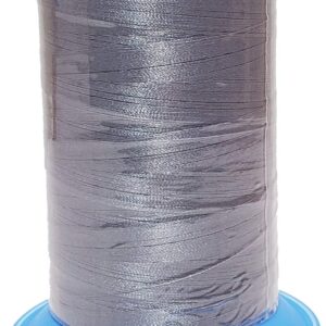 Robison-Anton 2 Ply Super Bright Polyester Embroidery Thread, 40Wt/120D/5500 yd, Silvery Gray