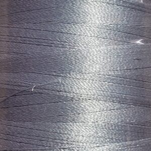 Robison-Anton 2 Ply Super Bright Polyester Embroidery Thread, 40Wt/120D/5500 yd, Silvery Gray