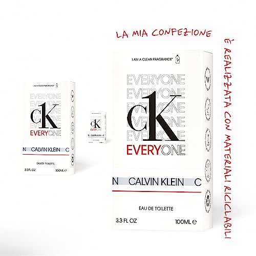 Calvin Klein CK Everyone Unisex Eau de Toilette, 3.3 Fl Oz