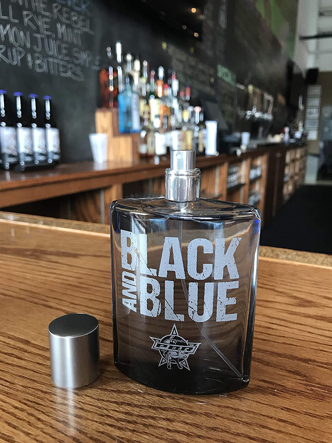 PBR Black and Blue Men's Cologne by Tru Western - Offical Fragrance Partner of the PBR - Crisp, Fresh, and Masculine Scent - 3.4 fl oz | 100 ml