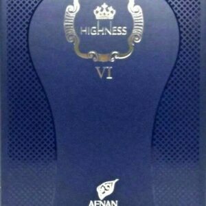 Afnan Highness VI Blue for Men Eau De Parfum Spray, 3.4 Ounce