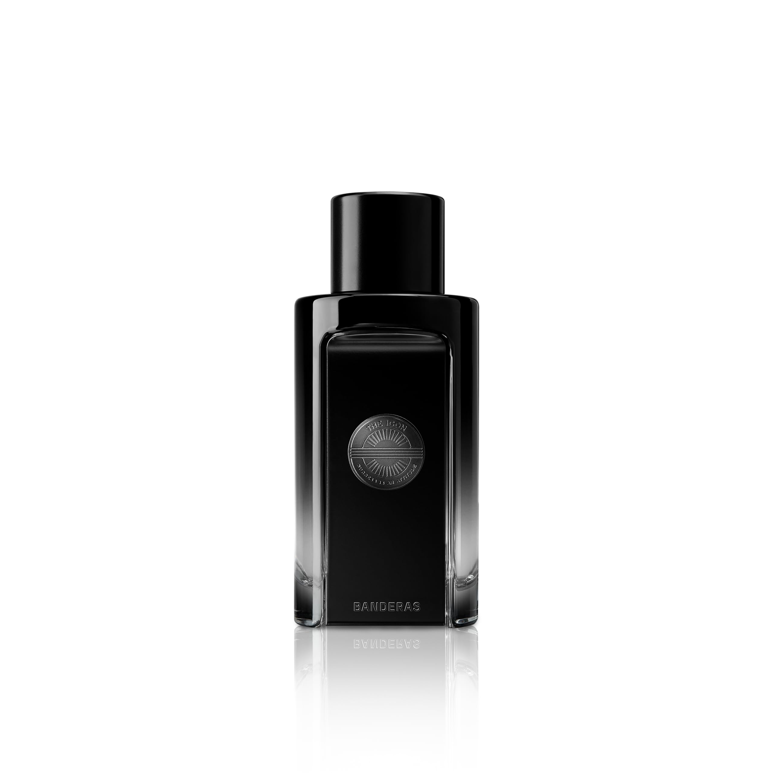 Banderas The Icon Eau De Perfume For Men - Long Lasting - Virile, Elegant, Trendy And Sexy Scent - Wood, Amber, And Sandalwood Notes - Ideal For Special Events - 3.4 Fl Oz