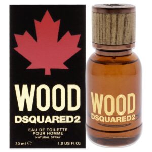 dsquared2 wood pour homme men edt spray 1 oz