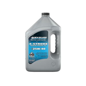 Quicksilver by Mercury Marine 25W-40 Marine Engine Oil, 1 Gallon