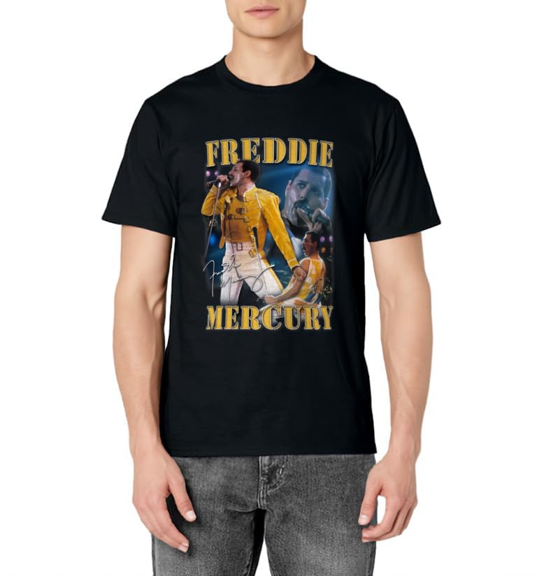 Freddie Mercury Official Live Homage Champion T-Shirt